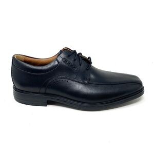 Clarks Unkenneth Way Oxford Black Leather